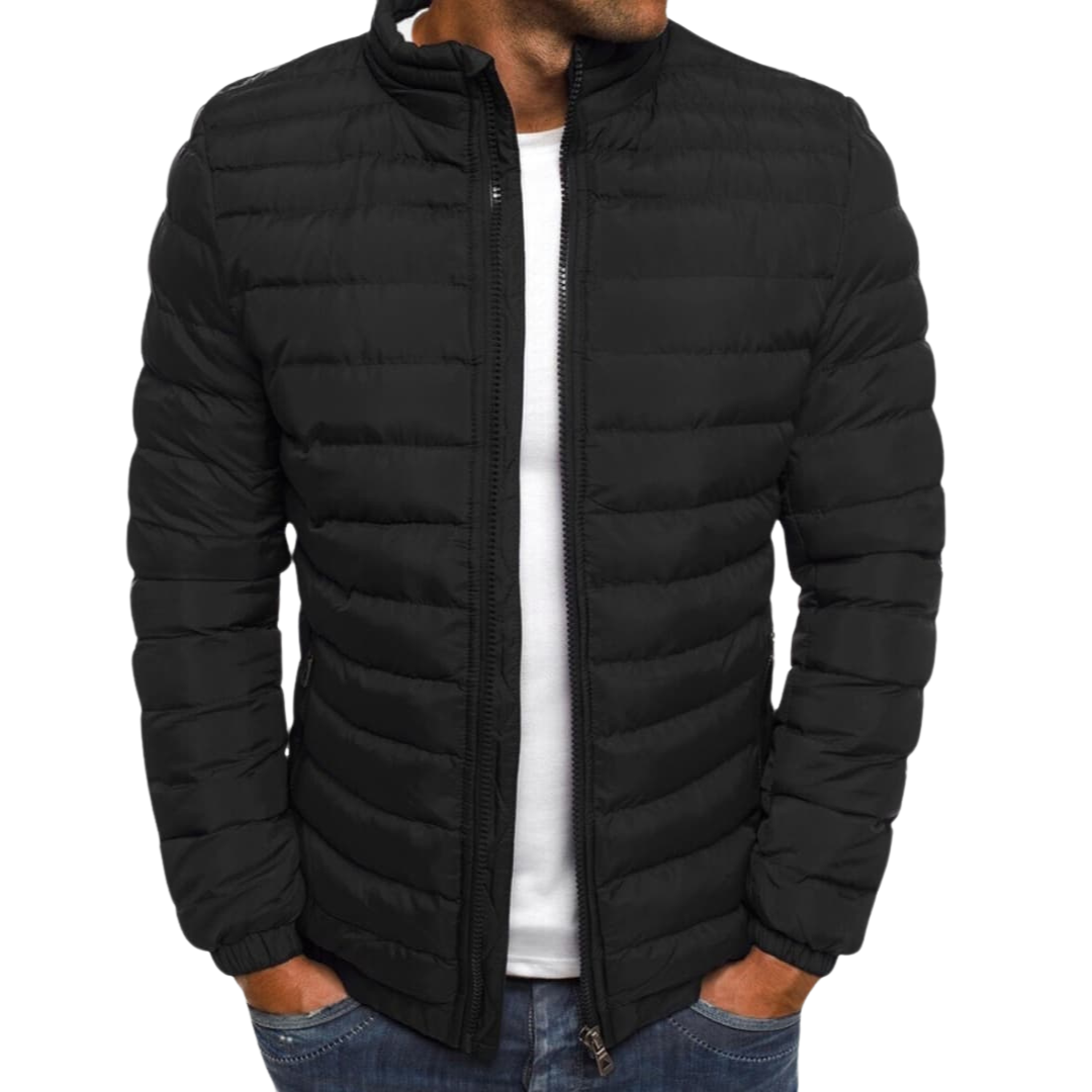 Comfortable Striped Warm Jacket