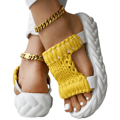 Marseille Knit Platform Sandals