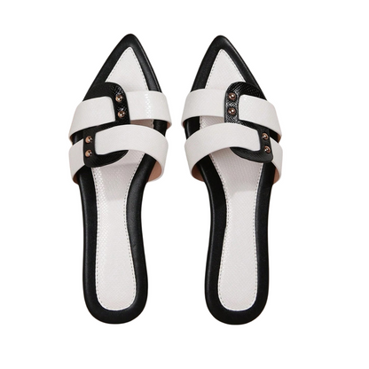 Sandalias planas puntiagudas elegantes Albara