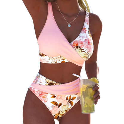 GABRIELLA | FLORAL CONTRAST BIKINI