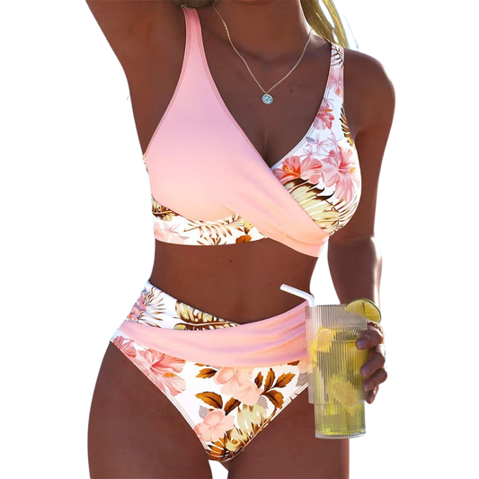 GABRIELLA | FLORAL CONTRAST BIKINI