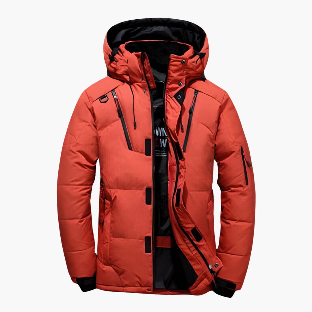 Weather-Resistant Warm Down Jacket
