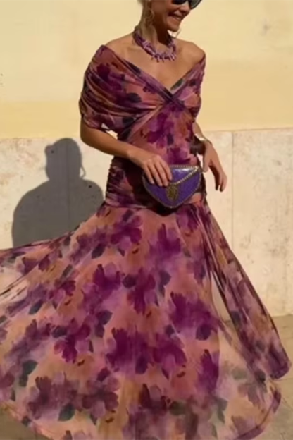 Hendrika | Coral Evening Dress