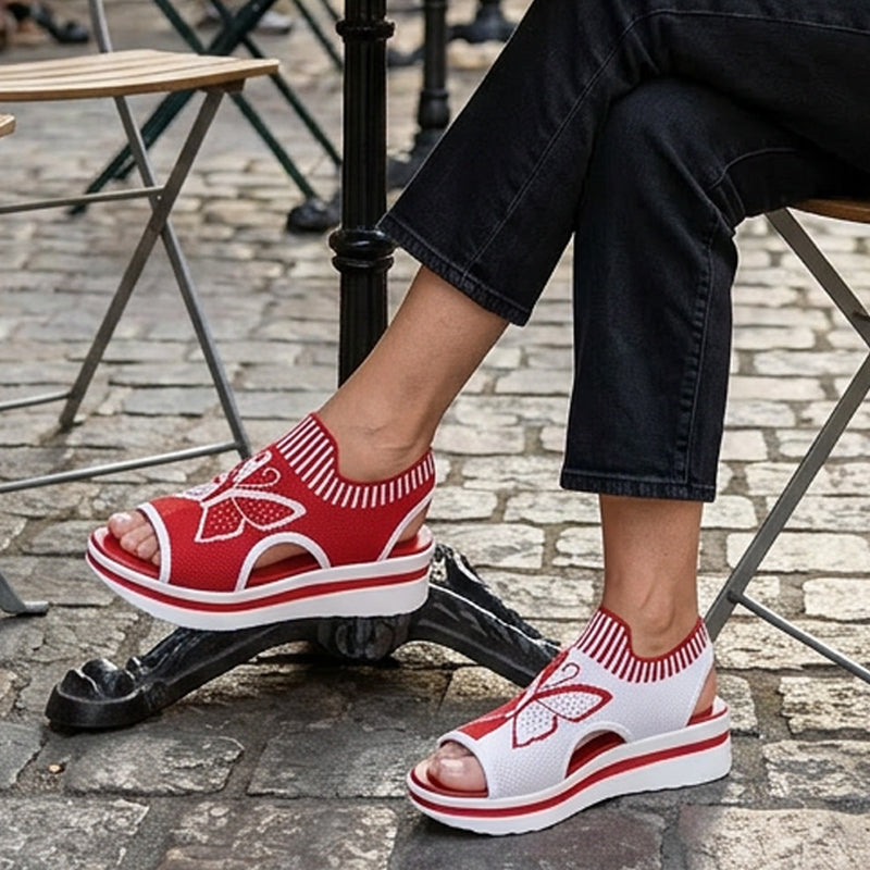 Lyra | Comfortable Open-Toe Platform Sandals