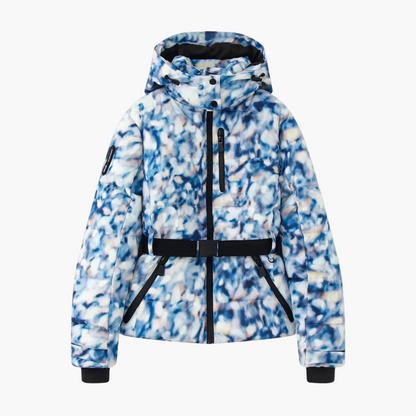 Women’s Quilted Belted Winter Hooded Coat