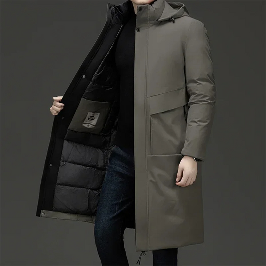 Men’s Insulated Zip Front Winter Coat