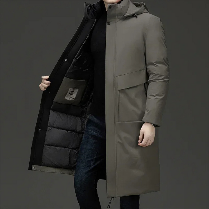 Men’s Insulated Zip Front Winter Coat