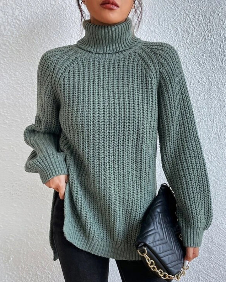 Women’s Cozy Winter Ribbed Knit Sweater