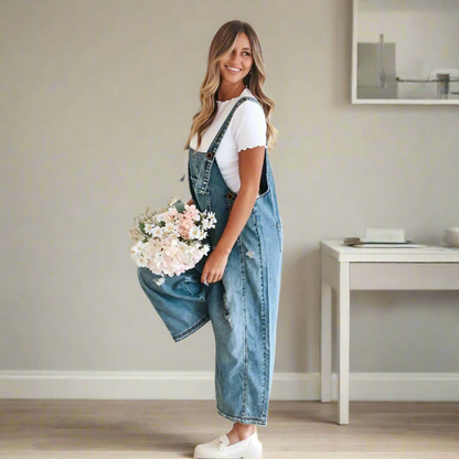 Vintage Wash Adjustable Jumpsuit