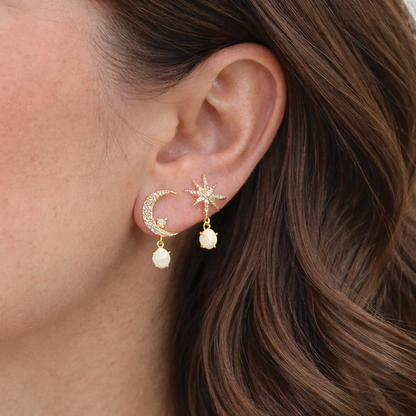 Moon Star Earrings