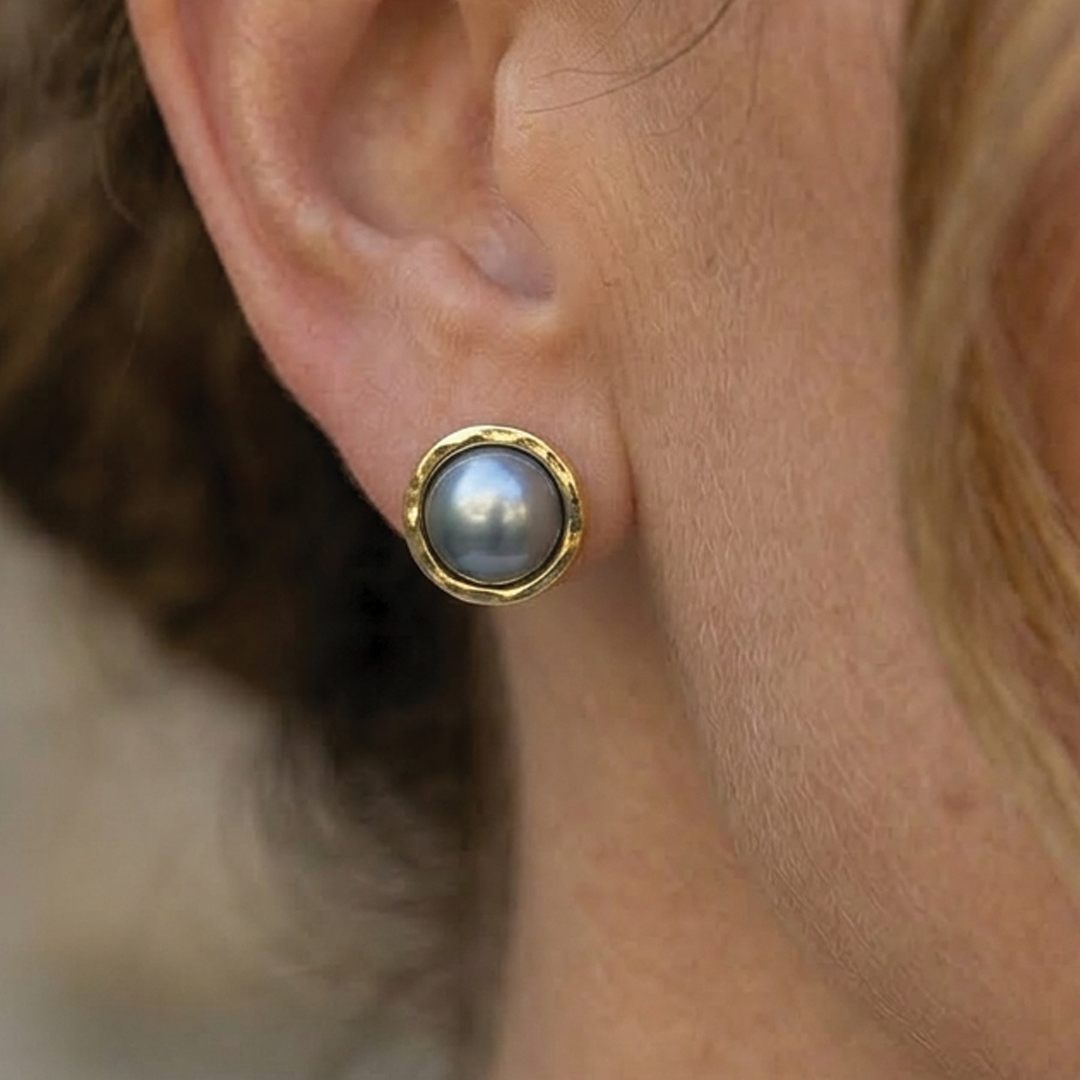 Pearl Stud Earrings