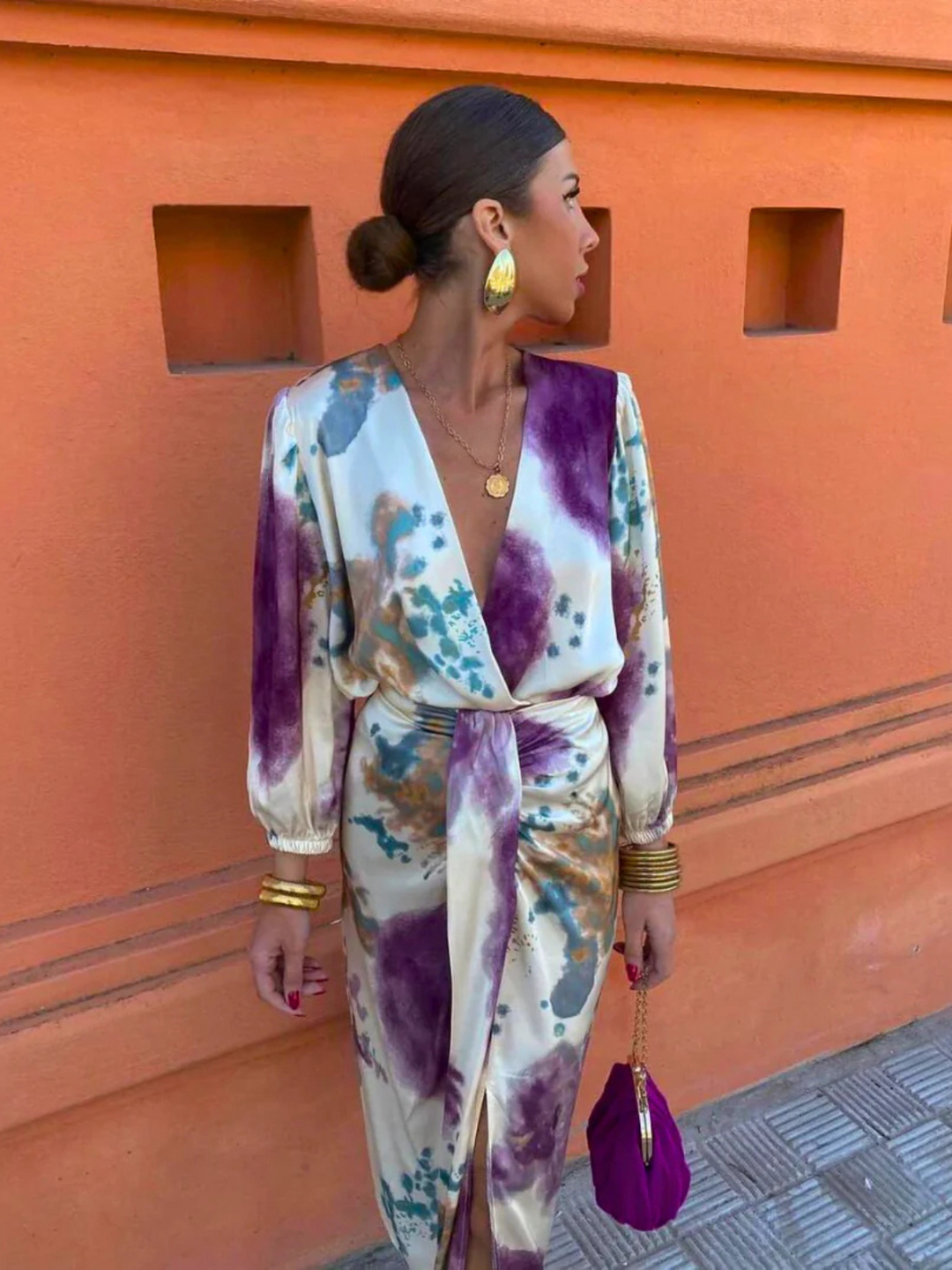 Vestido midi de dos piezas