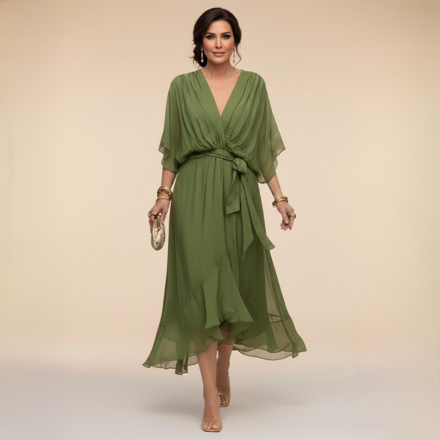 Sarah | Sandra V-Neck Dress