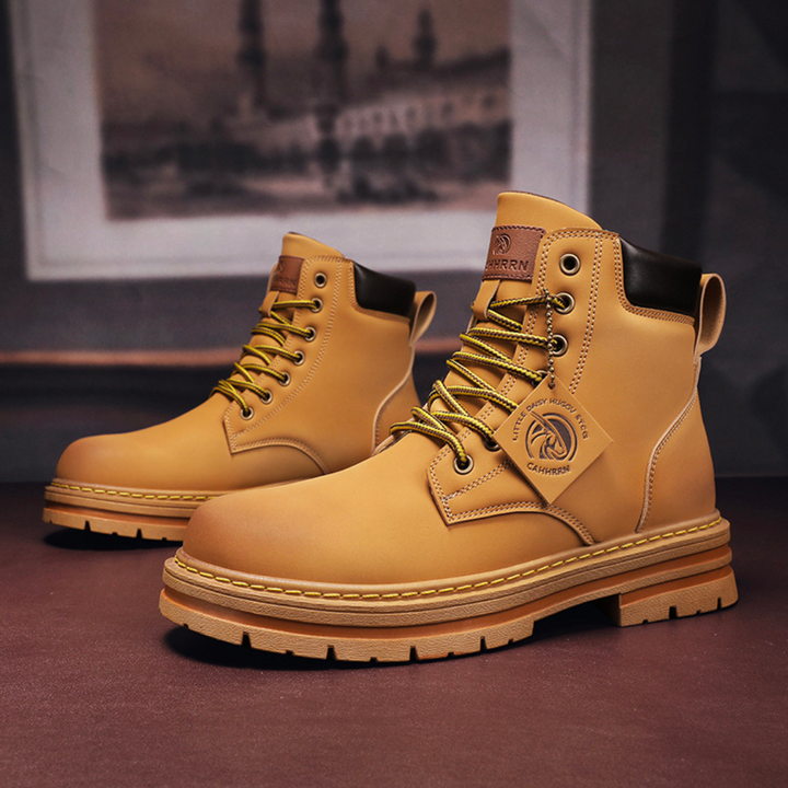 Heavy Duty Ankle Lace Up Boots For Men