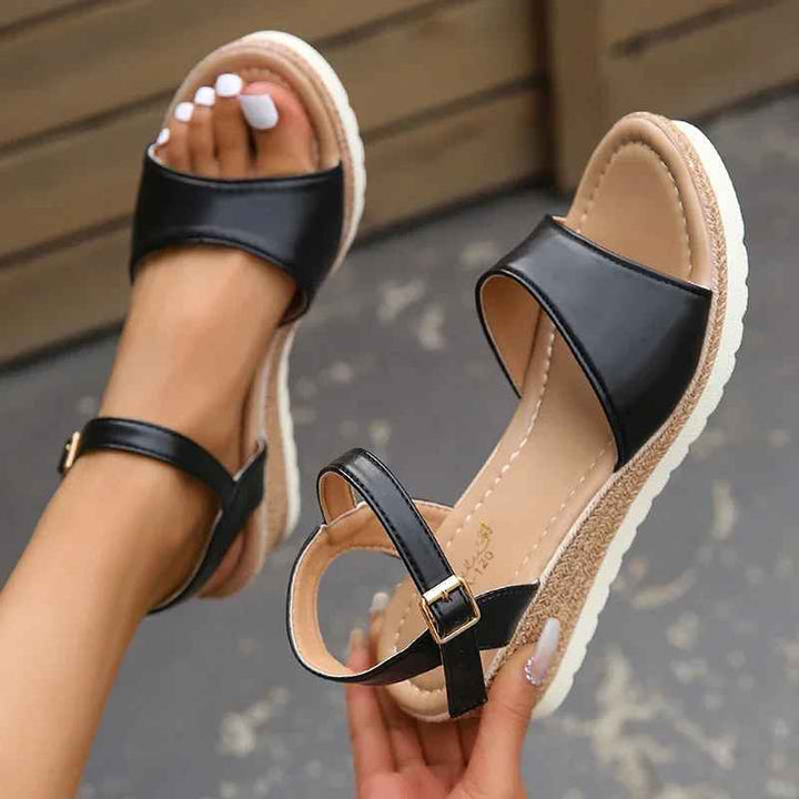 Lightweight Platform Wedge Sandals