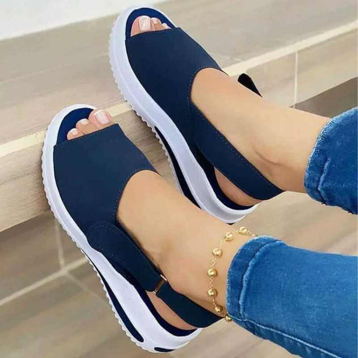 Sandalias Riviera de tejido elástico
