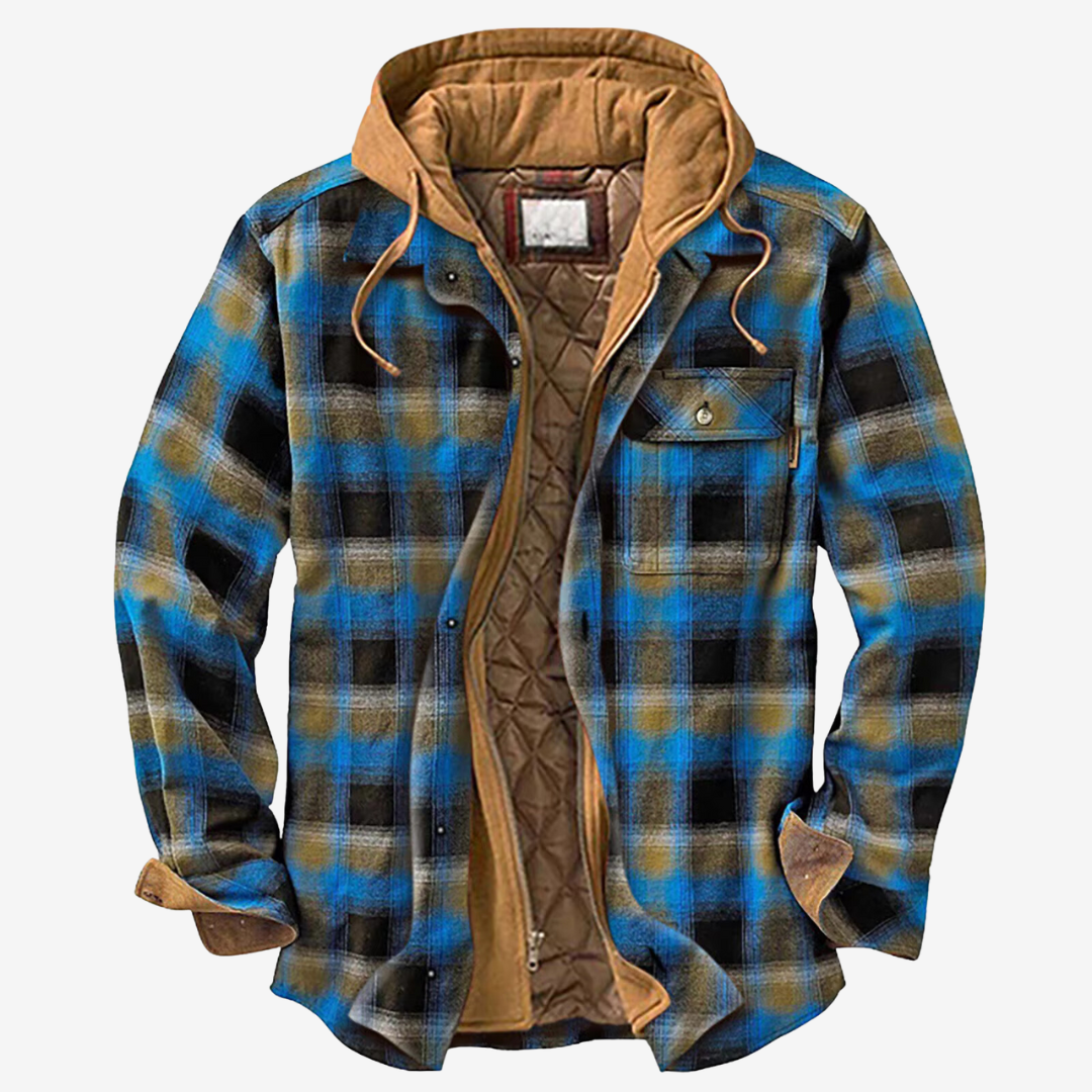 Chaqueta de franela con estilo