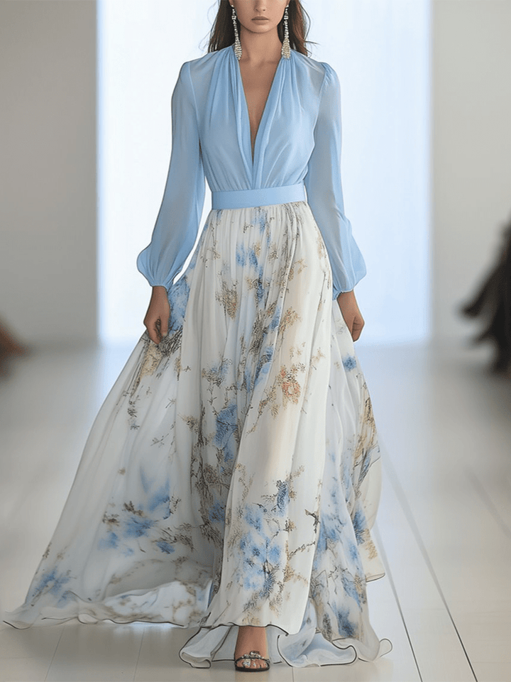 Peniel | Elegant Floral Maxi Dress