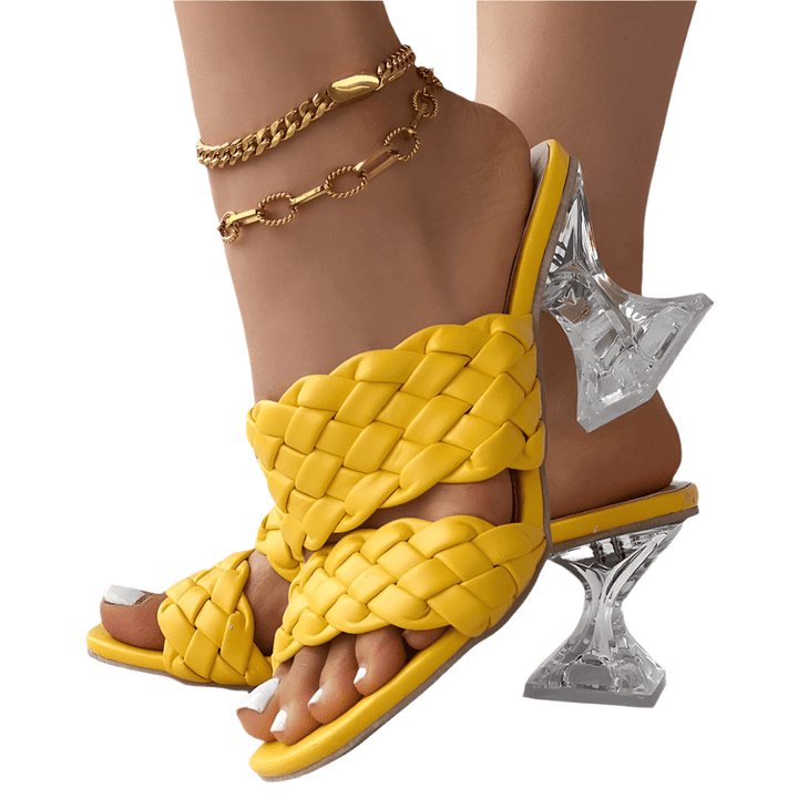 Sandalias Toledo de cristal trenzado