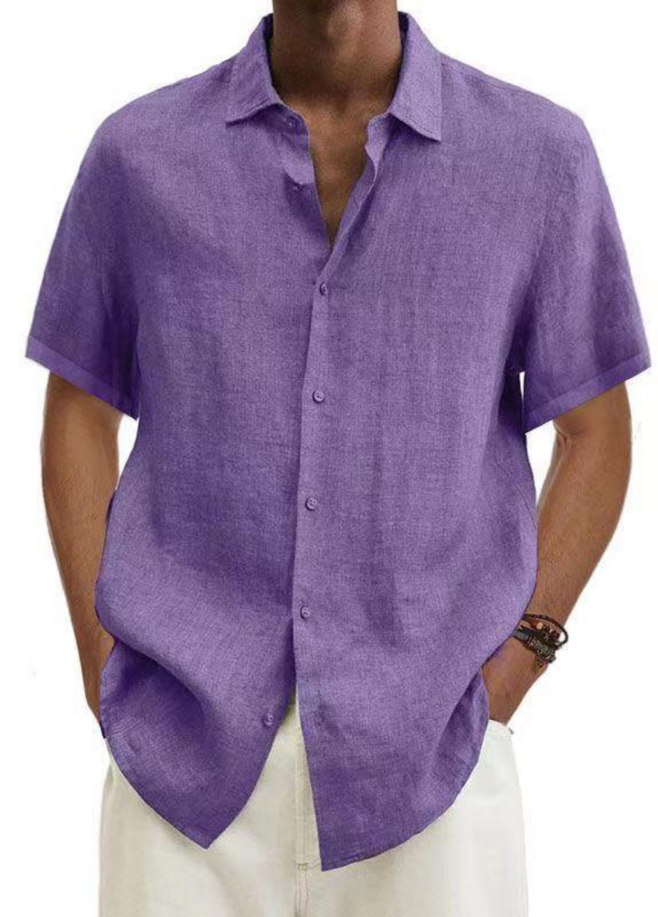 Camisa de botones relajada