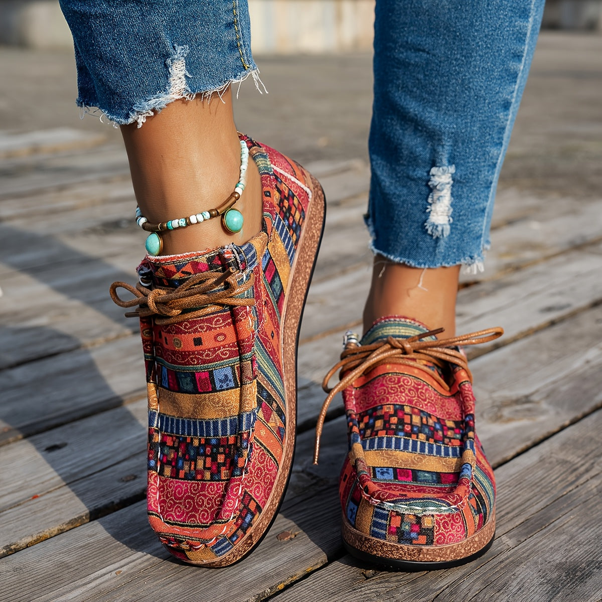 Colorful Retro Shoes for Women