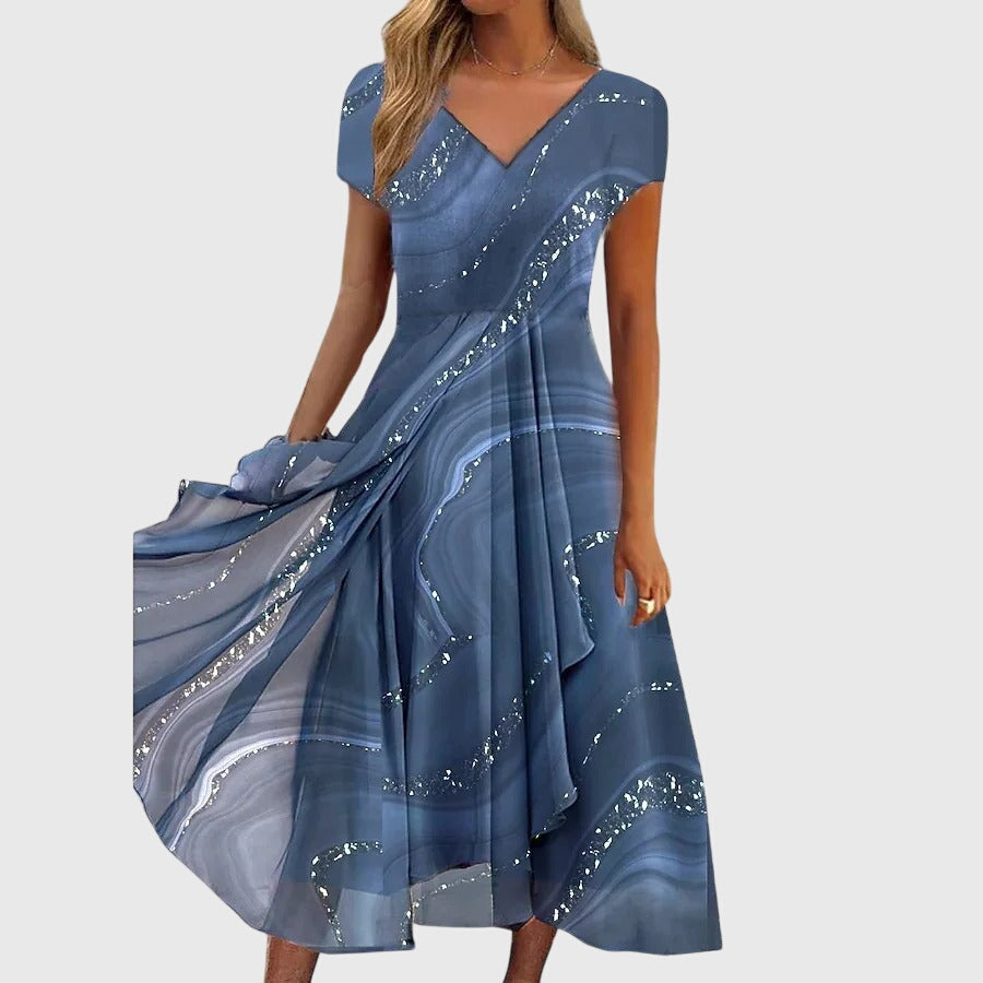 Vestido midi fluido