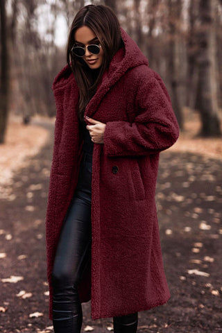 Women's Faux Fur Hooded Winter Coat