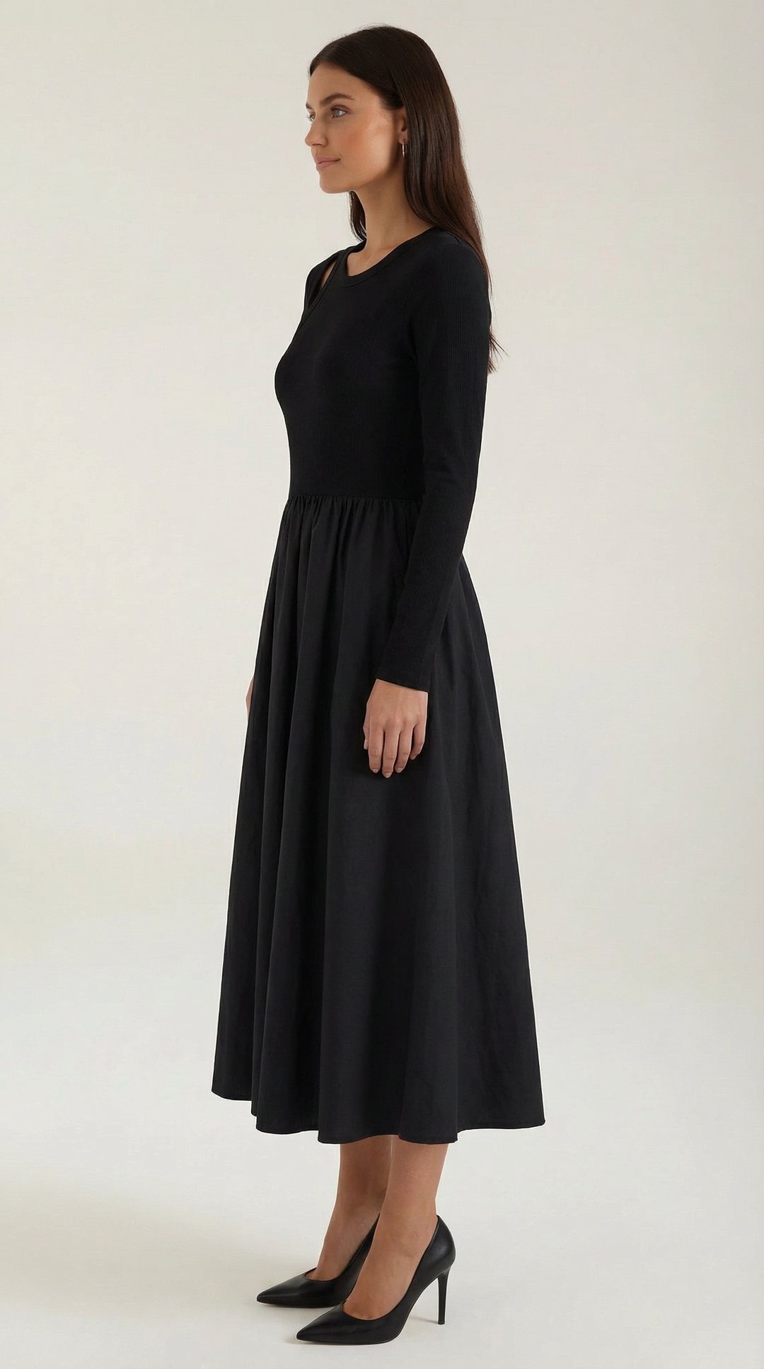 Cotton Midi Dress