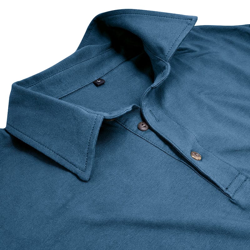Polo de manga larga ajustado