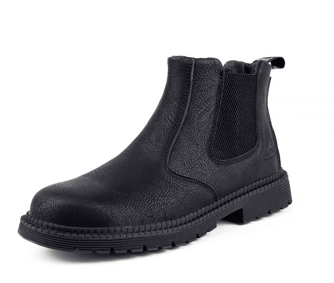 Comfort Fit Leather Chelsea Boots Men