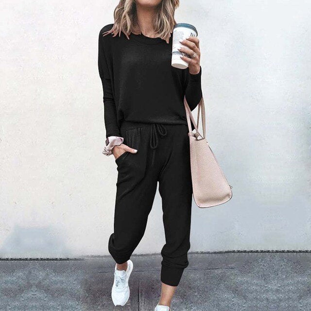 Women’s  Two Piece Casual Matching Loungewear Sets