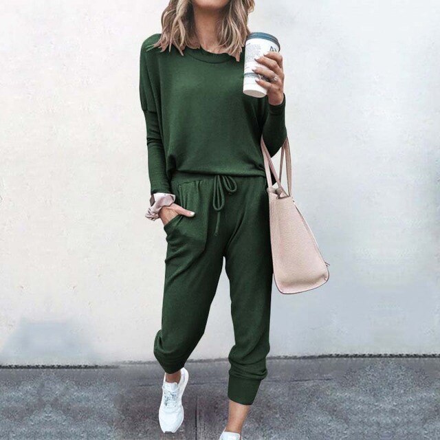 Women’s  Two Piece Casual Matching Loungewear Sets