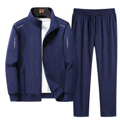 Men’s Casual Tracksuit with Zipper Jacket