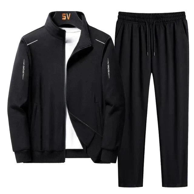 Men’s Casual Tracksuit with Zipper Jacket