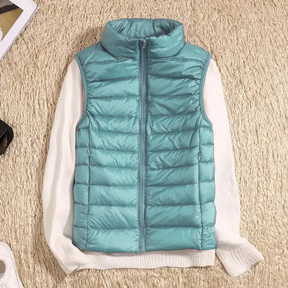 Women’s Lightweight Zip Front Puffer Vest