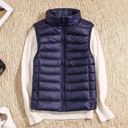 Women’s Lightweight Zip Front Puffer Vest
