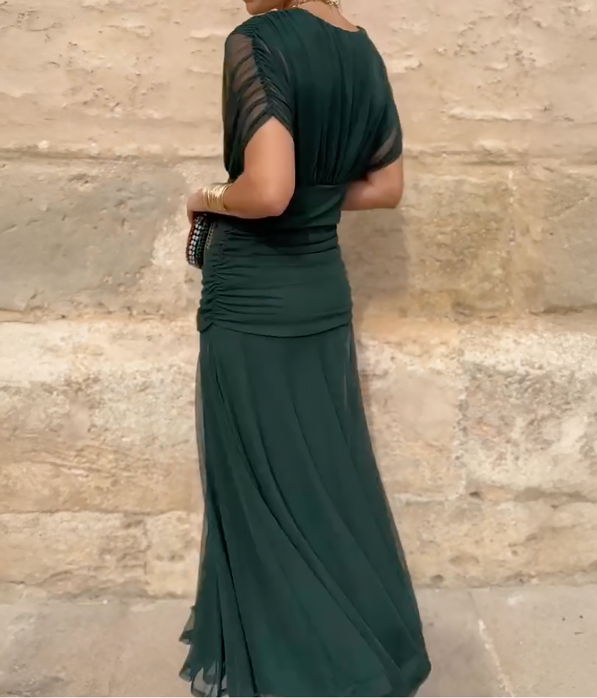 Althea | Wrap Dress with Elegant Fluid Line