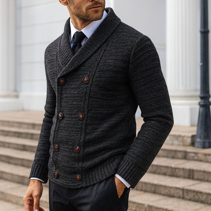 SHAWL CARDIGAN | CLASSIC BRITISH TAILORING