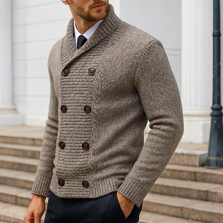 SHAWL CARDIGAN | CLASSIC BRITISH TAILORING