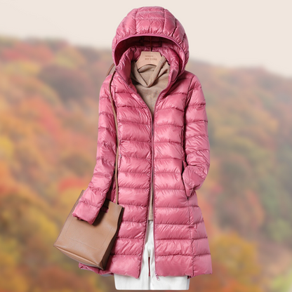 Women’s Slim-Fit Hooded Puffer Jacket