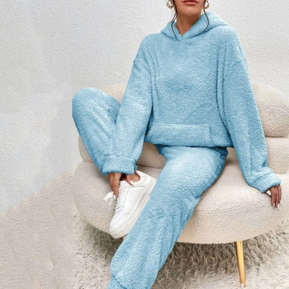 Conjunto Lounge Cómodo con Capucha para Mujer Primavera
