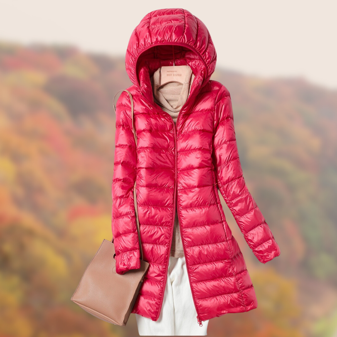 Women’s Slim-Fit Hooded Puffer Jacket