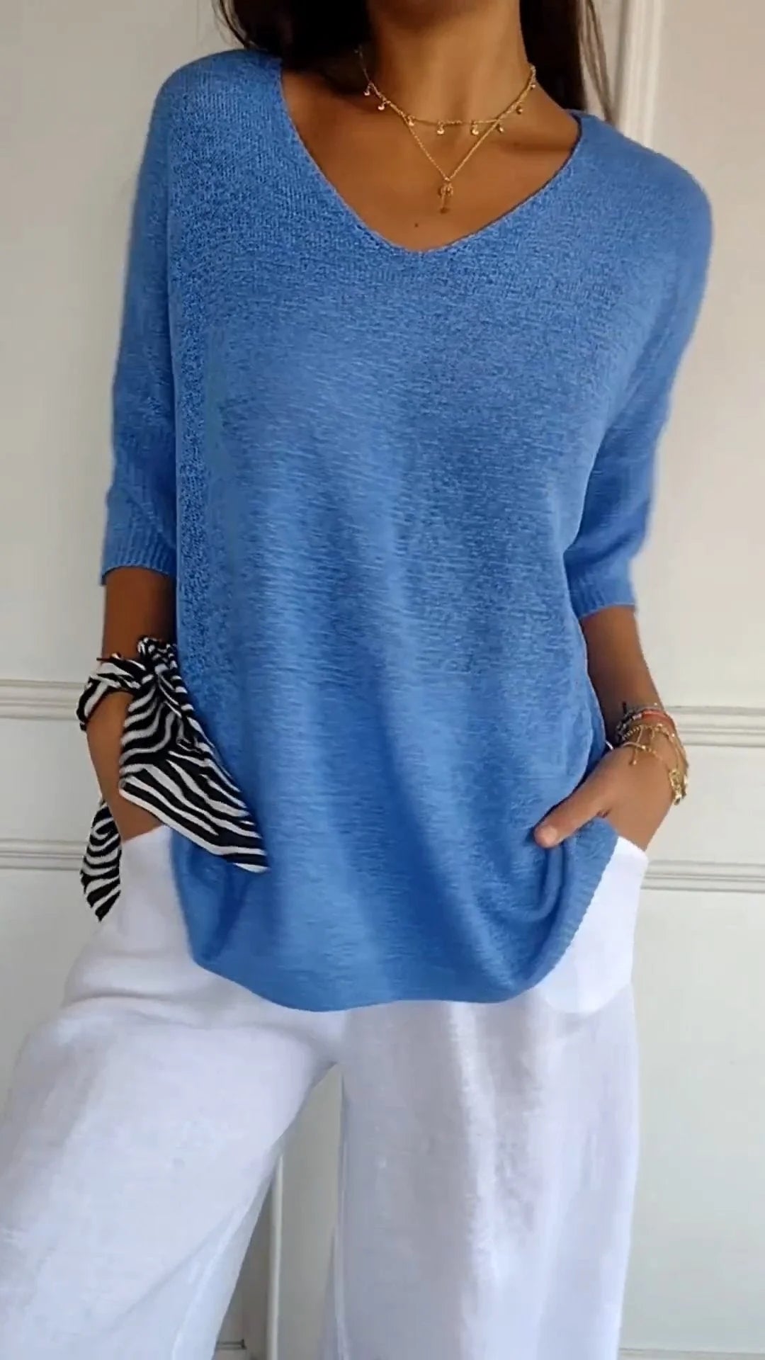 Women’s Longline Loose Fit Tunic Top