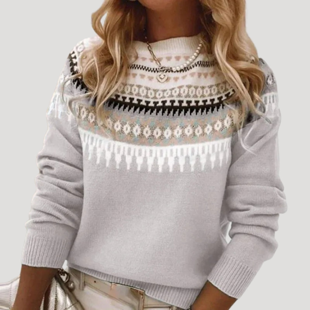 Women’s Spring Fair Isle Knit Sweater