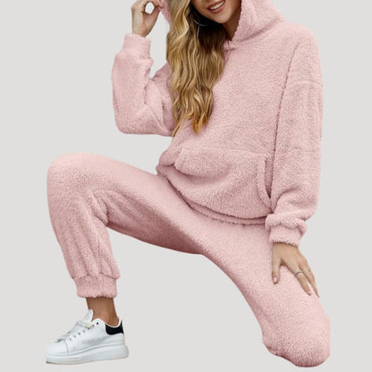 Conjunto Lounge Cómodo con Capucha para Mujer Primavera