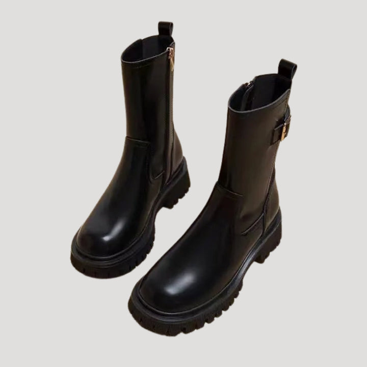 Women’s Spring Chunky Mid-Calf Boots