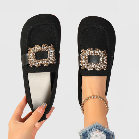 Sleek Supportive Comfort Real Leather Loafers