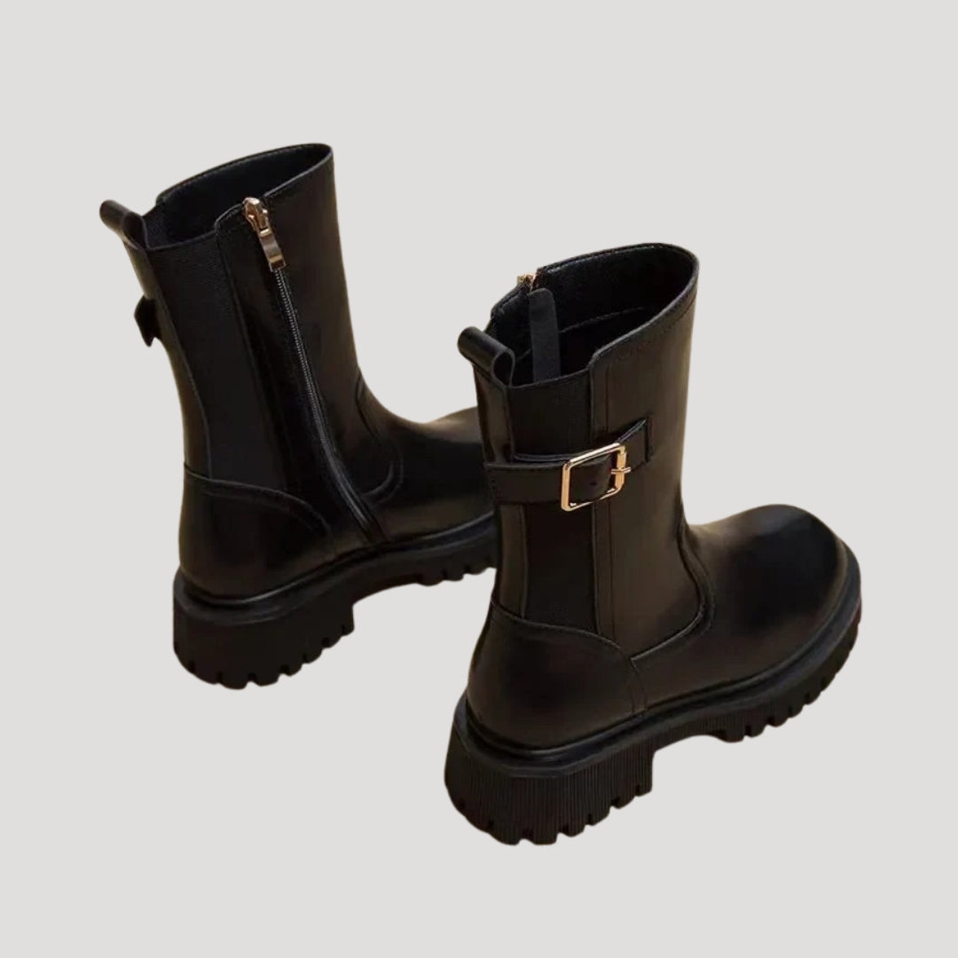Women’s Spring Chunky Mid-Calf Boots