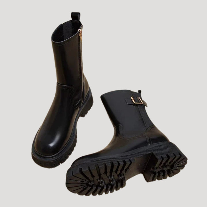 Women’s Spring Chunky Mid-Calf Boots