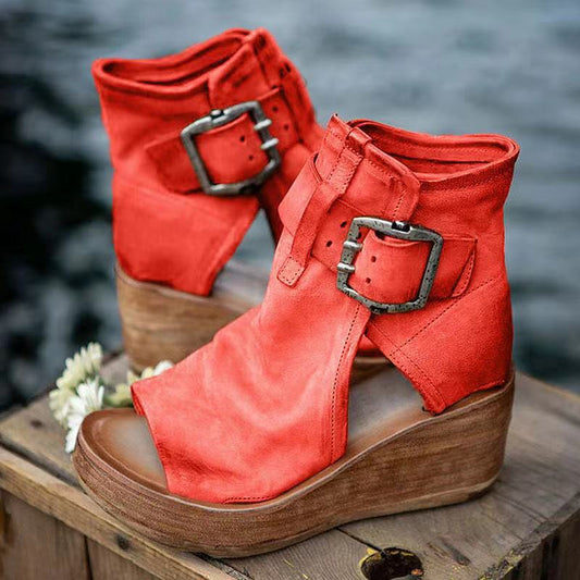 STYLISH ORTHOPEDIC BOHO WEDGE SANDALS